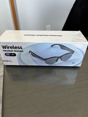 Wireless Headset Glasses - Black